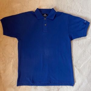 NEW US Kids Golf Polo Shirt Blue Boys Girls L
